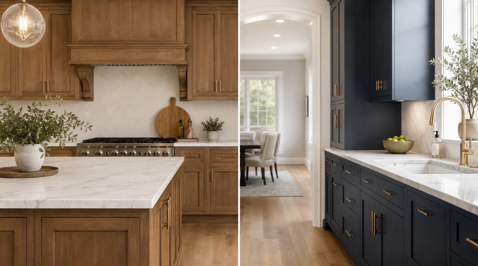 Kitchen cabinet refinishing by PaintWorx Cleveland