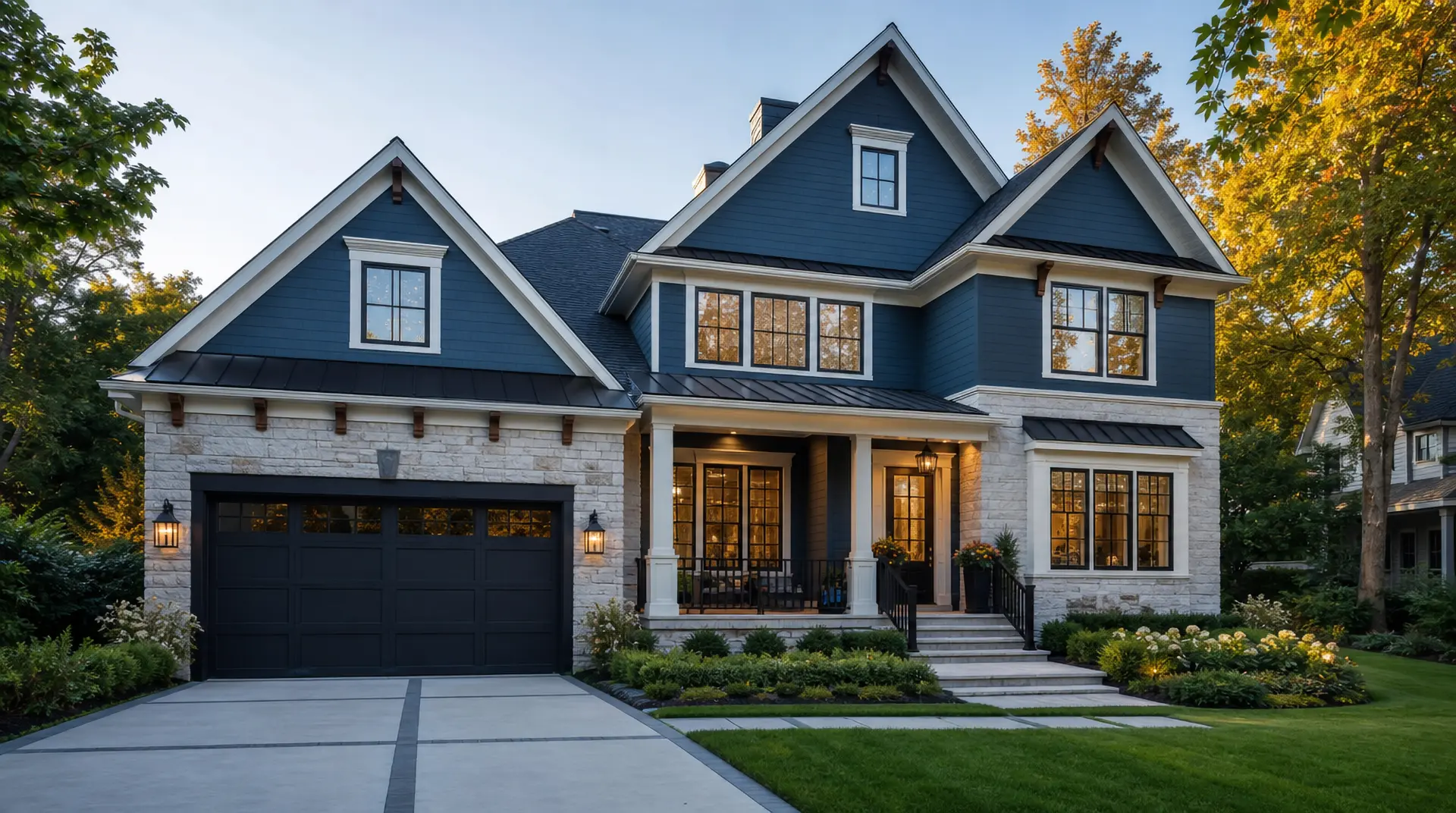 Exterior house painting by PaintWorx Cleveland